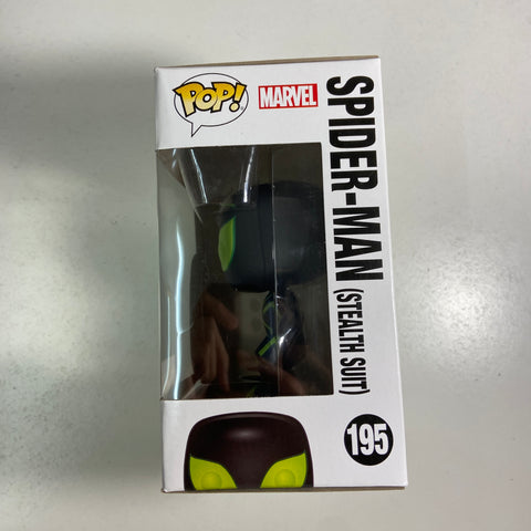 Spider-Man (Stealth Suit) - Funko Pop 195 Hot Topic Exclusive