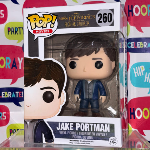 BOX FLAWS VIEW PHOTOS Jake Portman - Miss Peregrines Home for Peculiar Children Funko Pop 260 Vinyl Figure (11.4 Cm L × 8.9 Cm W × 15.9 Cm H)