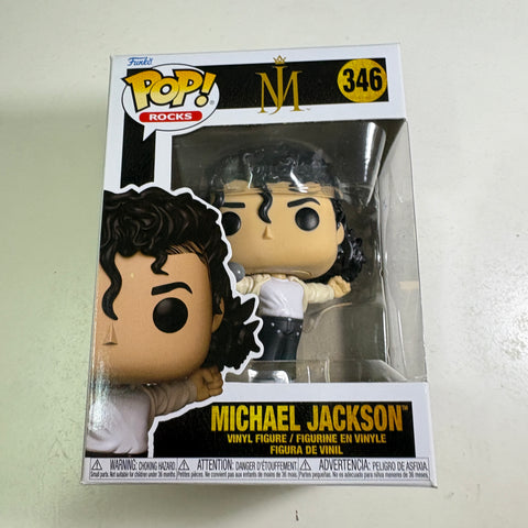 Michael Jackson - Funko Pop Rocks 346 Vinyl Figure (11.4 Cm L × 8.9 Cm W × 15.9 Cm H)