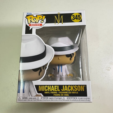 Michael Jackson - Funko Pop Rocks 345 Vinyl Figure (11.4 Cm L × 8.9 Cm W × 15.9 Cm H)