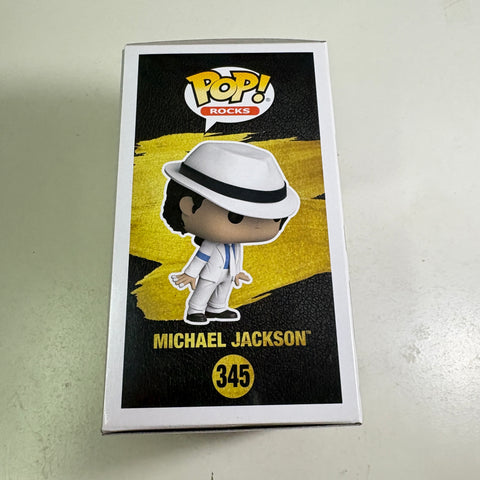 Michael Jackson - Funko Pop Rocks 345 Vinyl Figure (11.4 Cm L × 8.9 Cm W × 15.9 Cm H)