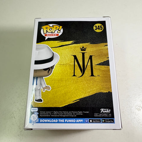 Michael Jackson - Funko Pop Rocks 345 Vinyl Figure (11.4 Cm L × 8.9 Cm W × 15.9 Cm H)