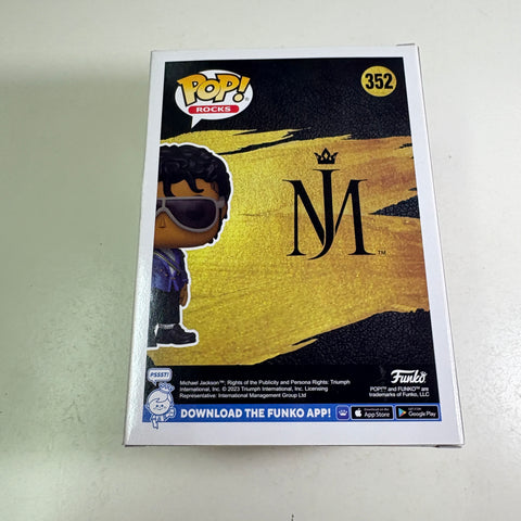Michael Jackson DIAMOND - Funko Pop Rocks 345 Vinyl Figure (11.4 Cm L × 8.9 Cm W × 15.9 Cm H)