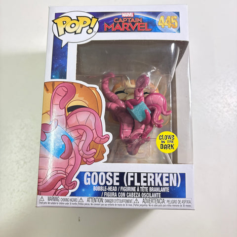 Goose (Flerken) - Marvel Funko Pop 445 Vinyl Figure Exclusive Glow in the Dark