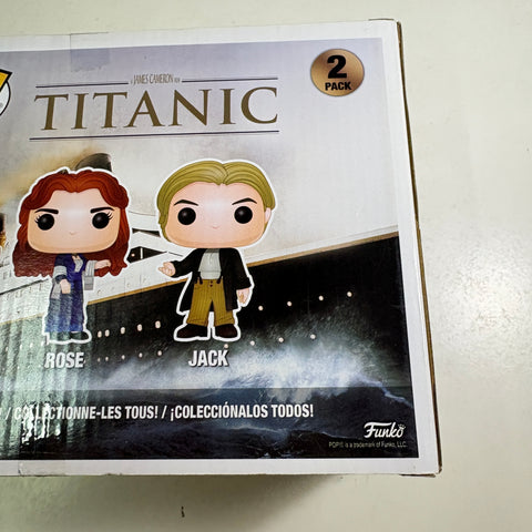 SUNFADED BOX VIEW PHOTOS Rose & Jack - Titanic Funko Pop Vinyl Figure 2 Pack (20.5 Cm L × 8.9 Cm W × 15.9 Cm H)