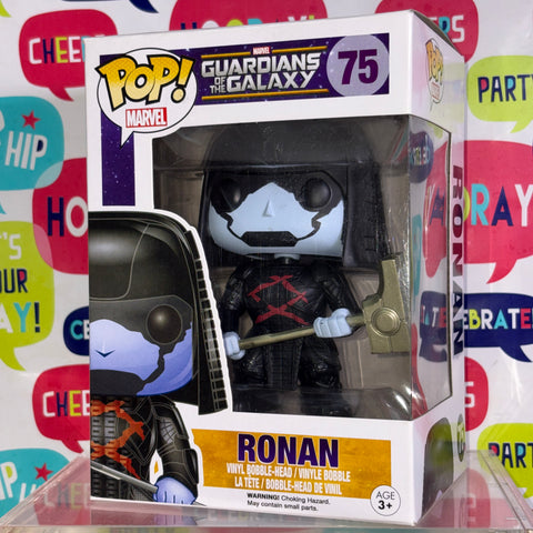 BOX FLAWS VIEW PHOTOS Ronan - Guardians of The Galaxy Marvel Funko Pop 75 Vinyl Figure