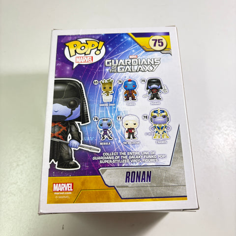 BOX FLAWS VIEW PHOTOS Ronan - Guardians of The Galaxy Marvel Funko Pop 75 Vinyl Figure
