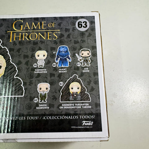 BOX FLAWS VIEW PHOTOS Daenerys Targaryen on Dragonstone Throne Funko Pop 63 Vinyl Figure  (20.5 Cm L × 8.9 Cm W × 15.9 Cm H)