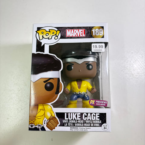 Luke Cage - Marvel Funko Pop 189 Vinyl Figure PX Previews