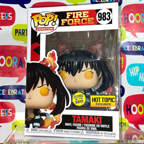 Fire Force - Tamaki (Glow) Funko Pop 983 Hot Topic Exclusive