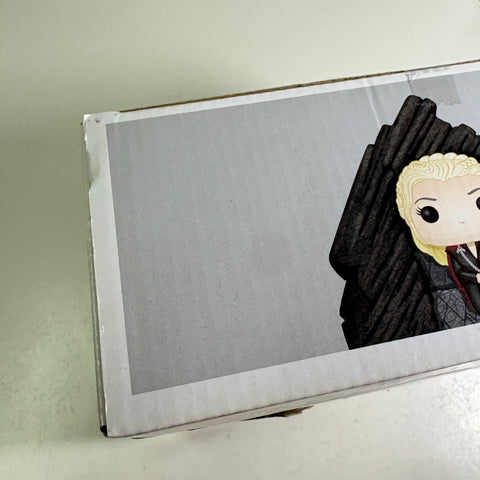 BOX FLAWS VIEW PHOTOS Daenerys Targaryen on Dragonstone Throne Funko Pop 63 Vinyl Figure  (20.5 Cm L × 8.9 Cm W × 15.9 Cm H)