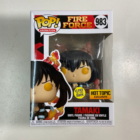 Fire Force - Tamaki (Glow) Funko Pop 983 Hot Topic Exclusive