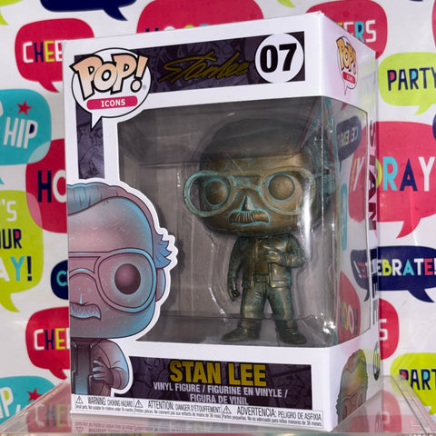 SUNFADED BOX VIEW PHOTOS STAN LEE Marvel Funko Pop 07 Vinyl Figure