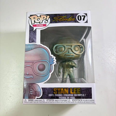 SUNFADED BOX VIEW PHOTOS STAN LEE Marvel Funko Pop 07 Vinyl Figure