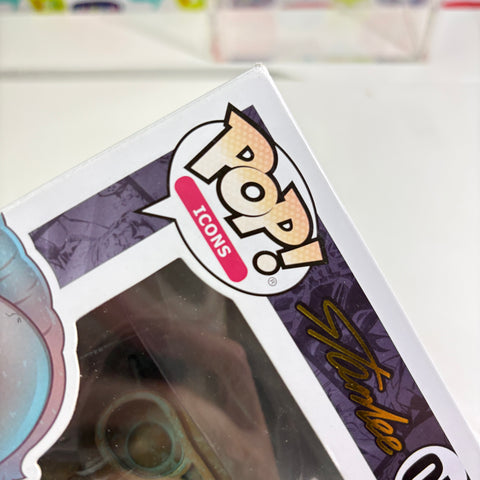 SUNFADED BOX VIEW PHOTOS STAN LEE Marvel Funko Pop 07 Vinyl Figure