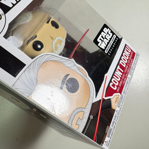 Star Wars - Count Dooku Funko Pop 233 Smuggler's Bounty Exclusive