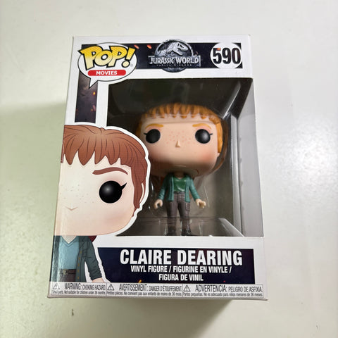 Claire Dearing - Jurassic World Funko Pop 590 Vinyl Figure (11.4 Cm L × 8.9 Cm W × 15.9 Cm H)