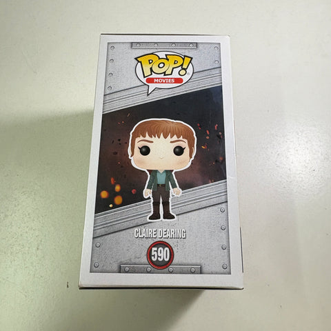 Claire Dearing - Jurassic World Funko Pop 590 Vinyl Figure (11.4 Cm L × 8.9 Cm W × 15.9 Cm H)