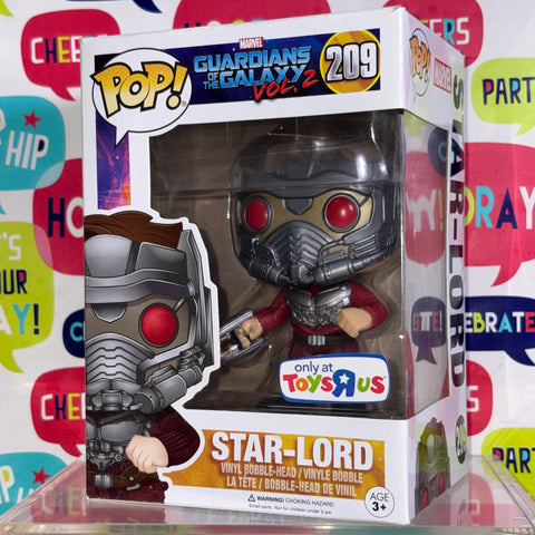 BOX FLAWS VIEW PHOTOS Star-Lord - Marvel Funko Pop 209 Vinyl Figure EXCLUSIVE