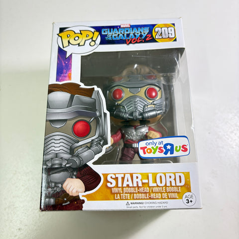BOX FLAWS VIEW PHOTOS Star-Lord - Marvel Funko Pop 209 Vinyl Figure EXCLUSIVE