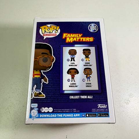 Steve Urkel - Funko Pop 1380 Vinyl Figure (11.4 Cm L × 8.9 Cm W × 15.9 Cm H)
