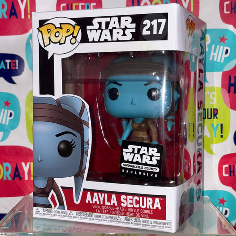 Star Wars - Aayla Secura Funko Pop 217 Smuggler's Bounty Exclusive