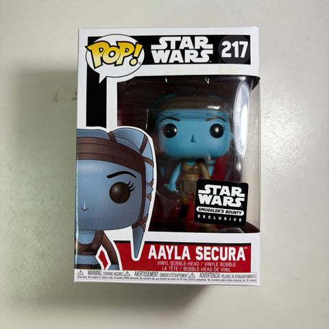 Star Wars - Aayla Secura Funko Pop 217 Smuggler's Bounty Exclusive