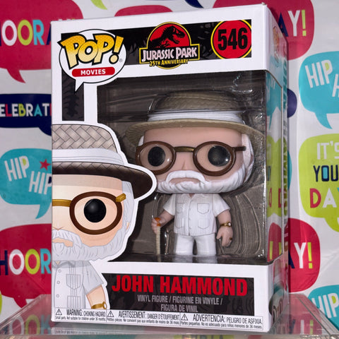 John Hammond - Jurassic Park Funko Pop 546 Vinyl Figure (11.4 Cm L × 8.9 Cm W × 15.9 Cm H)