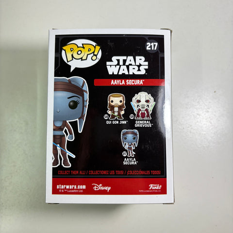 Star Wars - Aayla Secura Funko Pop 217 Smuggler's Bounty Exclusive