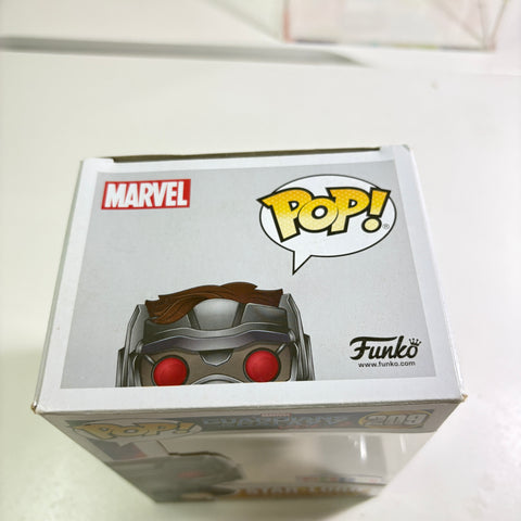 BOX FLAWS VIEW PHOTOS Star-Lord - Marvel Funko Pop 209 Vinyl Figure EXCLUSIVE