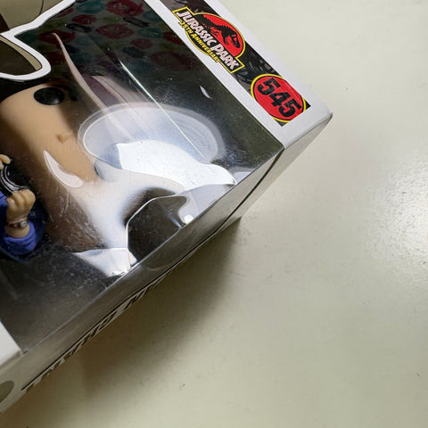 BOX DAMAGE VIEW PHOTOS Dr. Alan Grant - Jurassic Park Funko Pop 545 Vinyl Figure (11.4 Cm L × 8.9 Cm W × 15.9 Cm H)