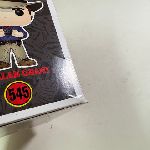BOX DAMAGE VIEW PHOTOS Dr. Alan Grant - Jurassic Park Funko Pop 545 Vinyl Figure (11.4 Cm L × 8.9 Cm W × 15.9 Cm H)