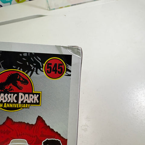 BOX DAMAGE VIEW PHOTOS Dr. Alan Grant - Jurassic Park Funko Pop 545 Vinyl Figure (11.4 Cm L × 8.9 Cm W × 15.9 Cm H)