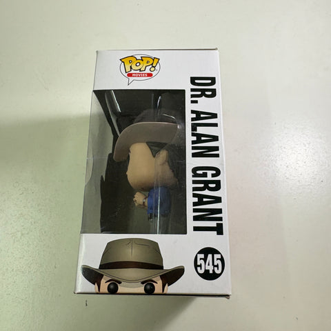 BOX DAMAGE VIEW PHOTOS Dr. Alan Grant - Jurassic Park Funko Pop 545 Vinyl Figure (11.4 Cm L × 8.9 Cm W × 15.9 Cm H)
