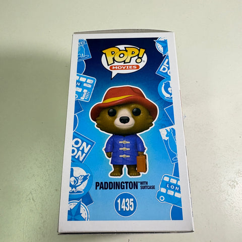 Paddington with Suitcase FLOCKED - Funko Pop 1435 Vinyl Figure (11.4 Cm L × 8.9 Cm W × 15.9 Cm H)