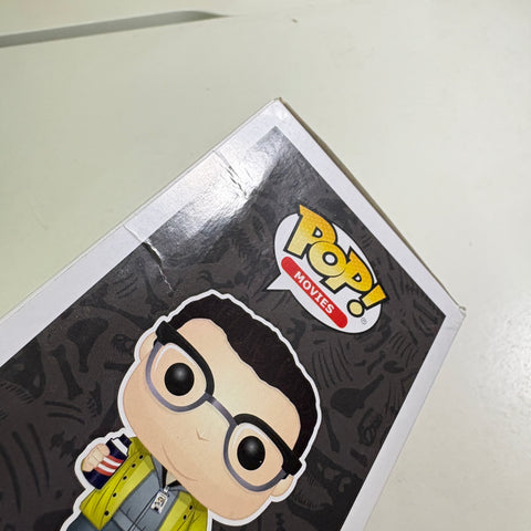 BOX FLAWS VIEW PHOTOS Dennis Nedry - Jurassic Park Funko Pop 551 Vinyl Figure (11.4 Cm L × 8.9 Cm W × 15.9 Cm H)