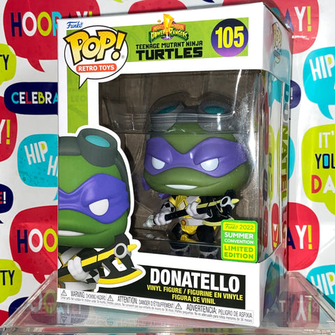 Teenage Ninja Mutant Turtles x Power Rangers - Donatello Funko Pop 105 SDCC Exclusive