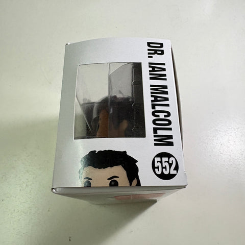 BOX FLAWS VIEW PHOTOS Dr. Ian Malcolm - Jurassic Park Funko Pop 552 Vinyl Figure (11.4 Cm L × 8.9 Cm W × 15.9 Cm H)