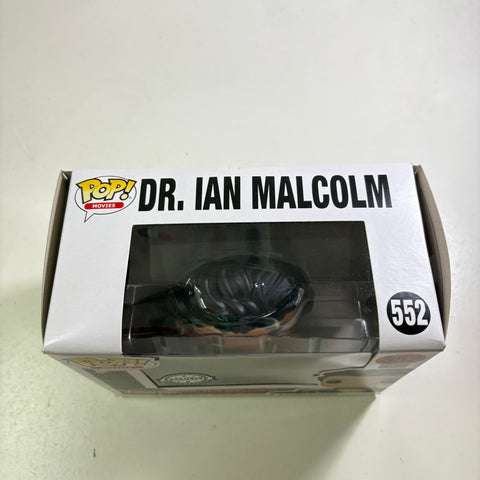 BOX FLAWS VIEW PHOTOS Dr. Ian Malcolm - Jurassic Park Funko Pop 552 Vinyl Figure (11.4 Cm L × 8.9 Cm W × 15.9 Cm H)