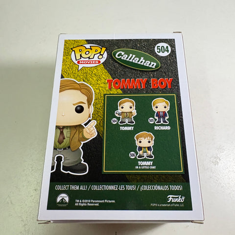 BOX FLAWS VIEW PHOTOS Tommy - Tommy Boy Funko Pop 504 Vinyl Figure (11.4 Cm L × 8.9 Cm W × 15.9 Cm H)
