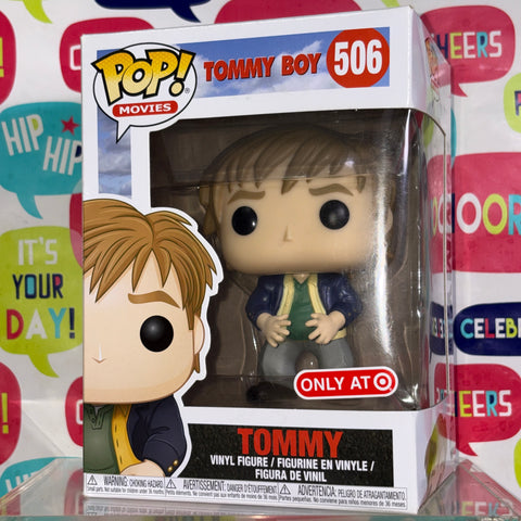 BOX FLAWS VIEW PHOTOS Tommy - Tommy Boy Funko Pop 506 Vinyl Figure (11.4 Cm L × 8.9 Cm W × 15.9 Cm H)