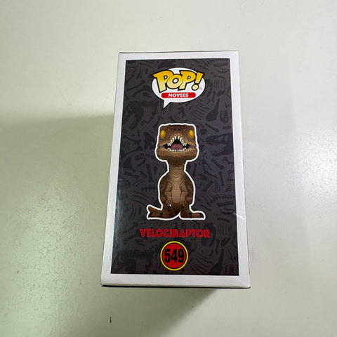 BOX DAMAGE VIEW PHOTOS Velociraptor - Jurassic Park Funko Pop 549 Vinyl Figure (11.4 Cm L × 8.9 Cm W × 15.9 Cm H)