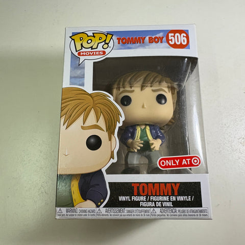 BOX FLAWS VIEW PHOTOS Tommy - Tommy Boy Funko Pop 506 Vinyl Figure (11.4 Cm L × 8.9 Cm W × 15.9 Cm H)