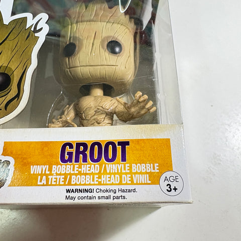 STAINED BOX DAMAGE GROOT - Marvel Funko Pop 49