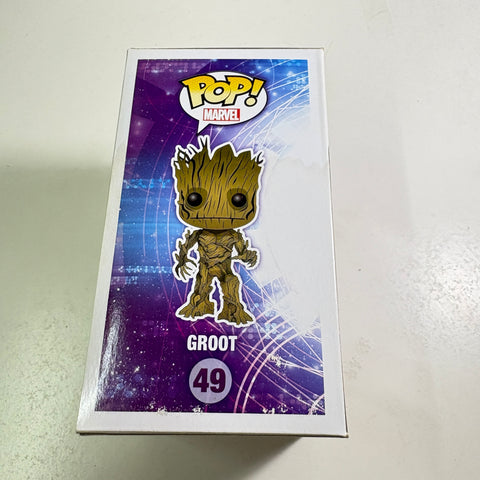 STAINED BOX DAMAGE GROOT - Marvel Funko Pop 49