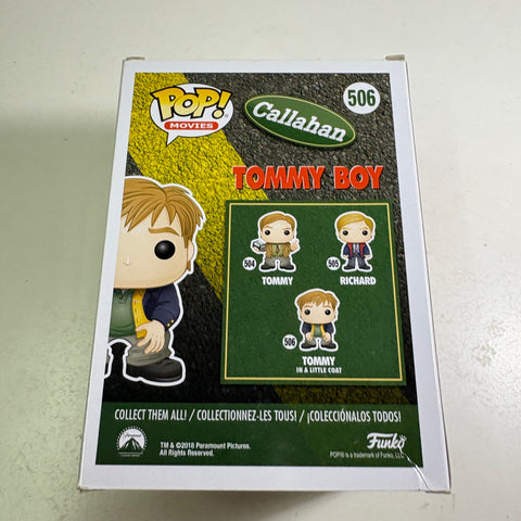 BOX FLAWS VIEW PHOTOS Tommy - Tommy Boy Funko Pop 506 Vinyl Figure (11.4 Cm L × 8.9 Cm W × 15.9 Cm H)