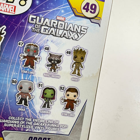 STAINED BOX DAMAGE GROOT - Marvel Funko Pop 49