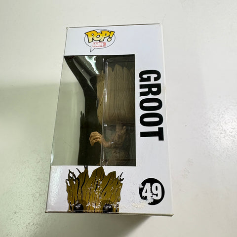 STAINED BOX DAMAGE GROOT - Marvel Funko Pop 49