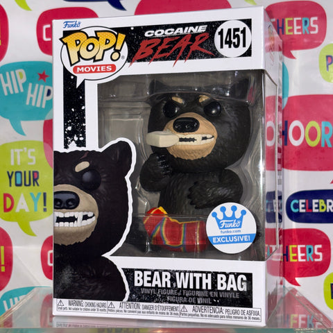 Bear with Bag - Funko Pop 1451 Vinyl Figure (11.4 Cm L × 8.9 Cm W × 15.9 Cm H)