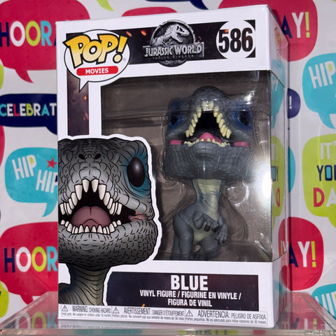 Blue - Jurassic Park Funko Pop 586 Vinyl Figure (11.4 Cm L × 8.9 Cm W × 15.9 Cm H)